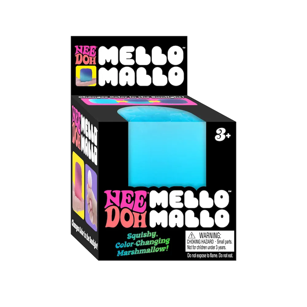 Premium Schylling NeeDoh Mello Mallo – Sensory Toy That Changes Color in the Sun