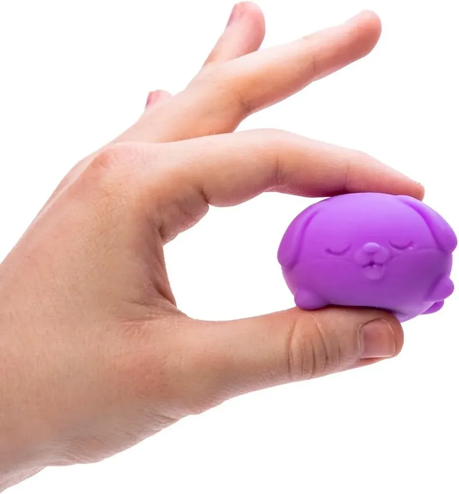 Premium Schylling NeeDoh Teenie Funky Pups – Sensory Squeeze Toy – Contains 3 Mini Groovy Globs – 1.5″ Wide – Color May Vary (Pack of 1) - Image 4