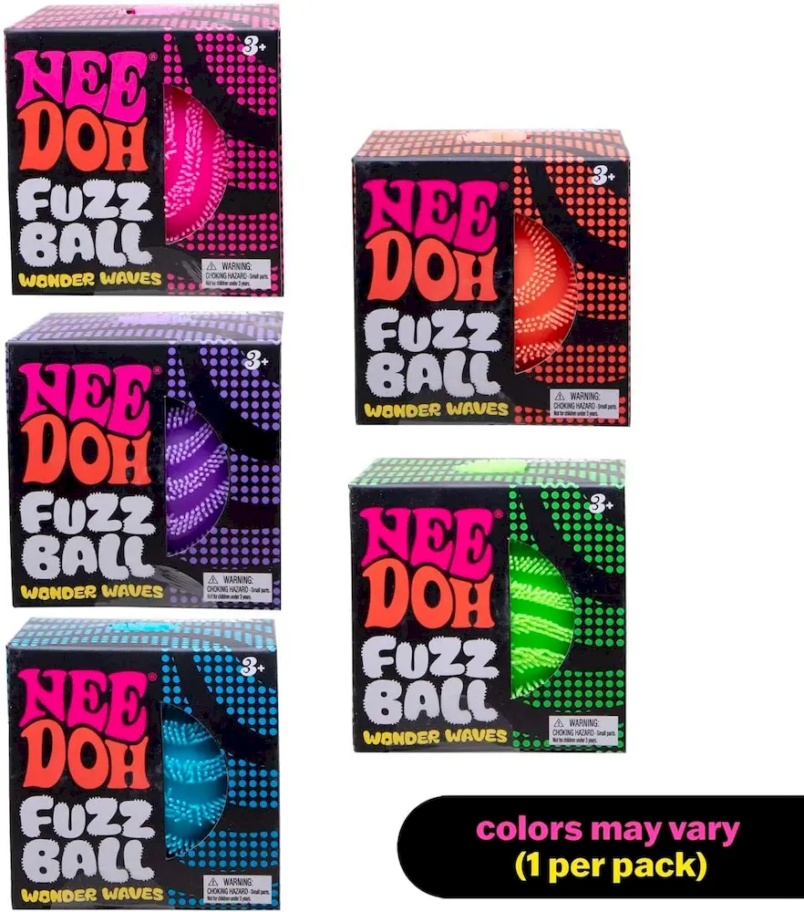 Premium NeeDoh Fuzz Ball – One Per Pack (Wonder Waves) - Image 2