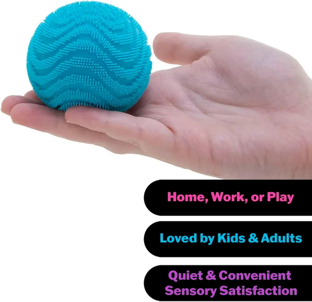 Premium NeeDoh Fuzz Ball – One Per Pack (Wonder Waves) - Image 4
