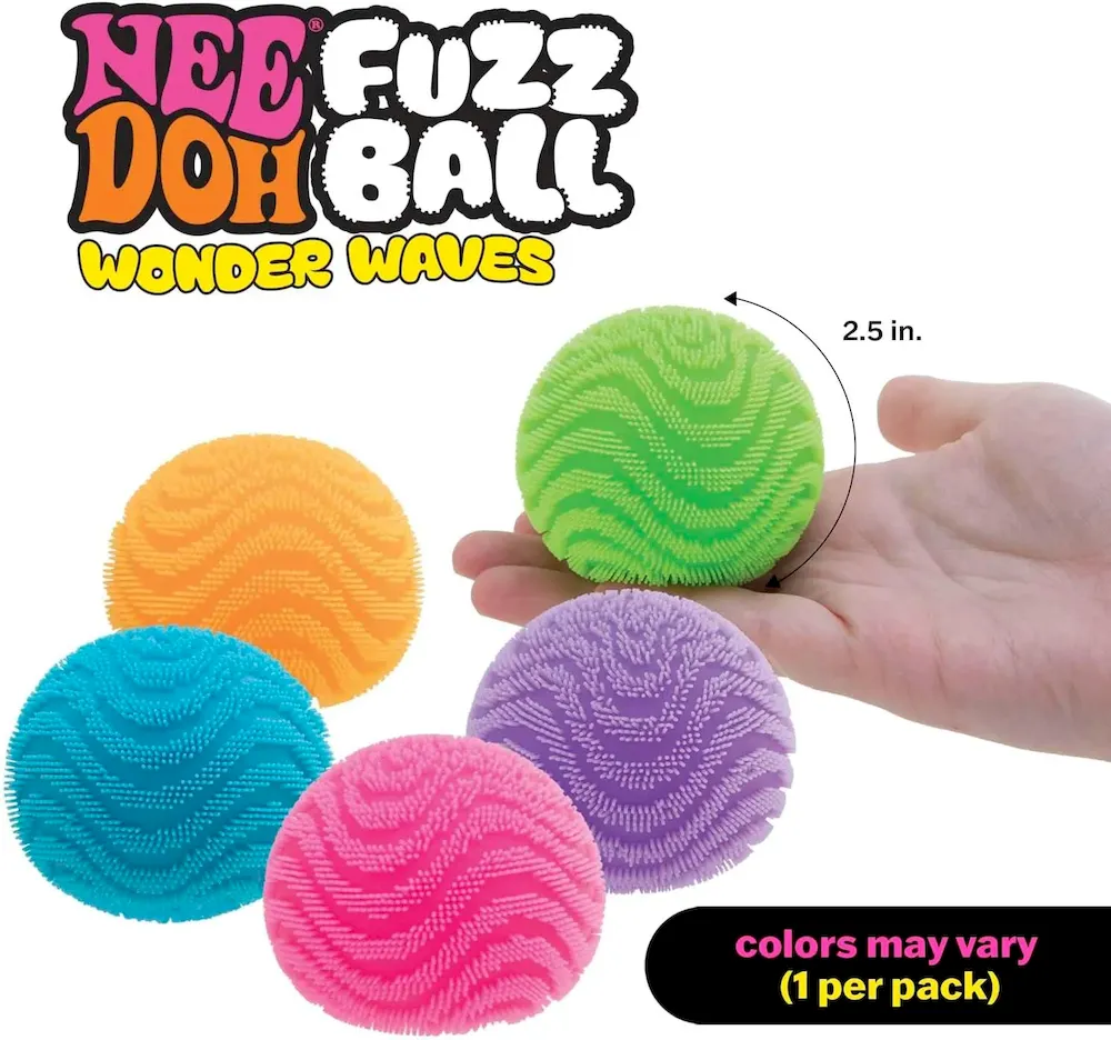 Premium NeeDoh Fuzz Ball – One Per Pack (Wonder Waves) - Image 5