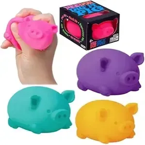 Premium NeeDoh Dig- It Pig – Squishy Balls – 3 Pack