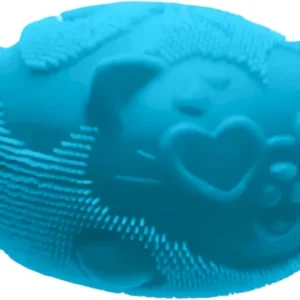 Premium Cool Cat Squeeze Squishy. Cute Cat Stress Fuzz Ball. Slow Rise Sensory Fidget Balls.Sensory Stress Ball Relief (Blue) : Toys & Games