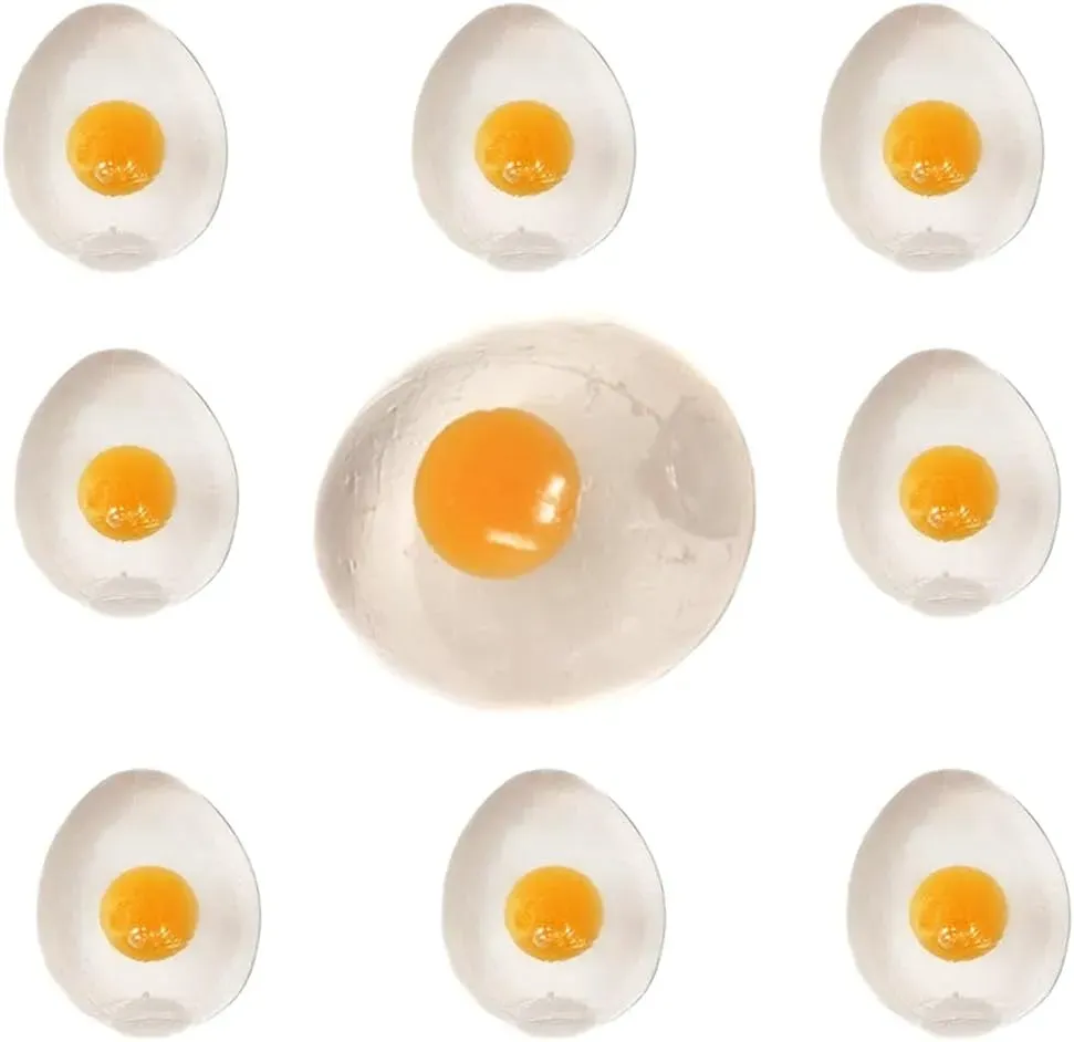 Premium The Dreidel Company Sticky Egg Splat (Clear. 6-Pack) : Toys & Games - Image 4