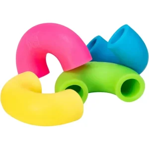 Premium NeeDoh Mac ‘N– Squeeze – 4 Squishy Noodles – Assorted