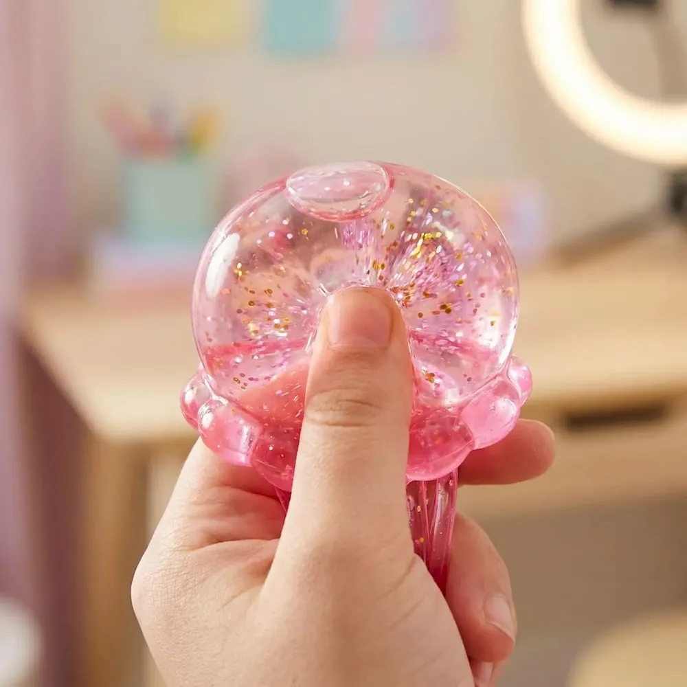 Premium Jellyfish-Shaped Squeeze Toy. Slow-Rebound Stress-Relieving Ball. Soft and Elastic Sensory Stress-Relieving Toy. Squeezing Toys can Effectively Relieve Anxiety and Stress ((Blue)) : Toys & Games - Image 4