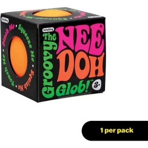Alternative view of Premium NeeDoh Original Sensory Ball – Orange