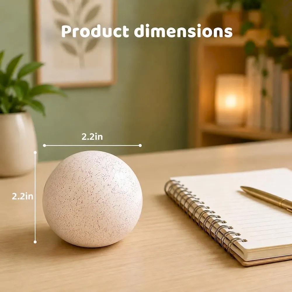 Premium Snowball Stress Relief. Squeeze Fidget Ball for Adults.Slow Rise Portable Desk Ball.Relaxation & Daily Calm Gifts : Toys & Games - Image 6