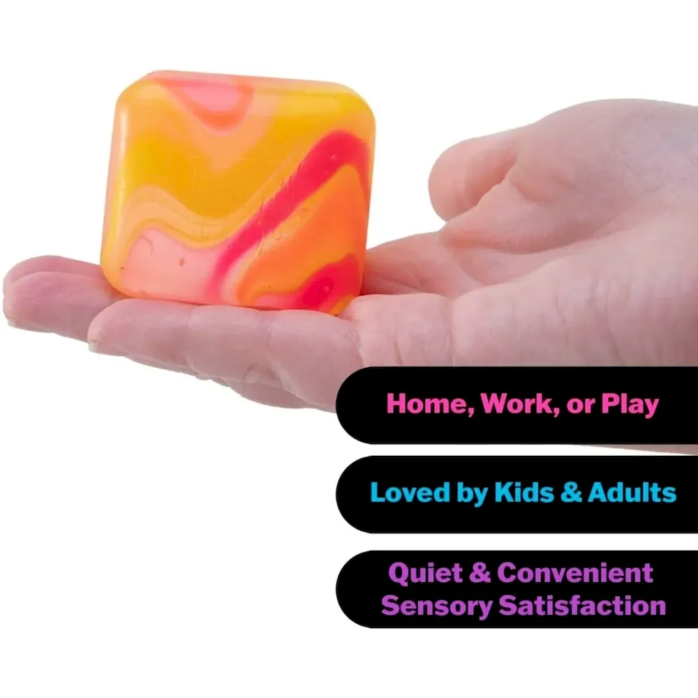 Premium NeeDoh Nice Cube Swirl ā Solid Squish ā Assorted - Image 4