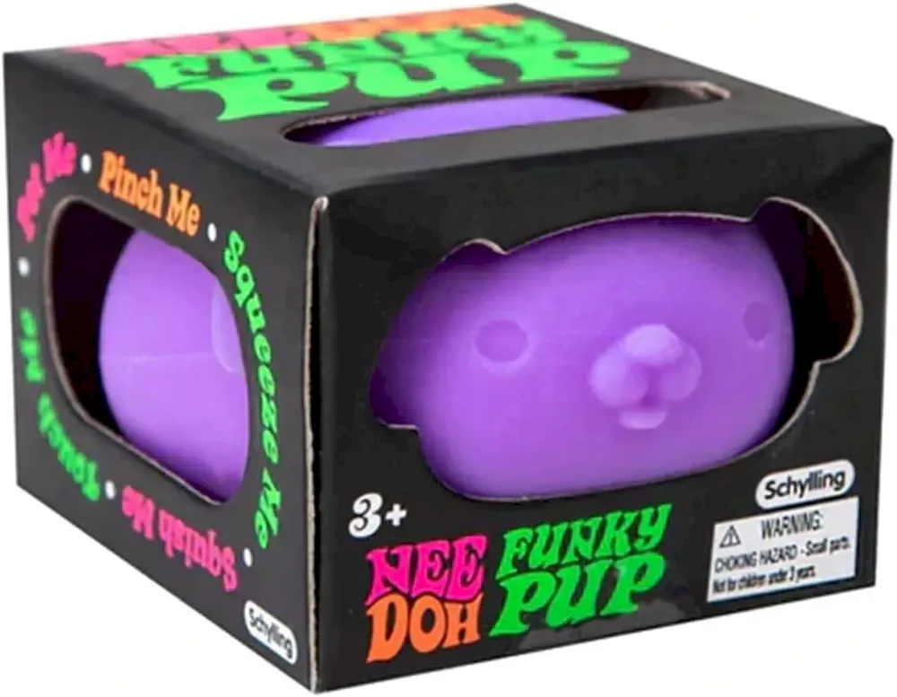 Premium Nee Doh Funky Pup.Groovy Glob! Squishy. Squeezy. Stretchy Stress Fidget Balls Gift Set Party Bundle – 3 Pack (Assorted) : Toys & Games - Image 6