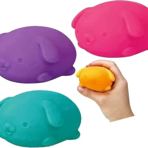 Premium Nee Doh Funky Pup.Groovy Glob! Squishy. Squeezy. Stretchy Stress Fidget Balls Gift Set Party Bundle – 3 Pack (Assorted) : Toys & Games
