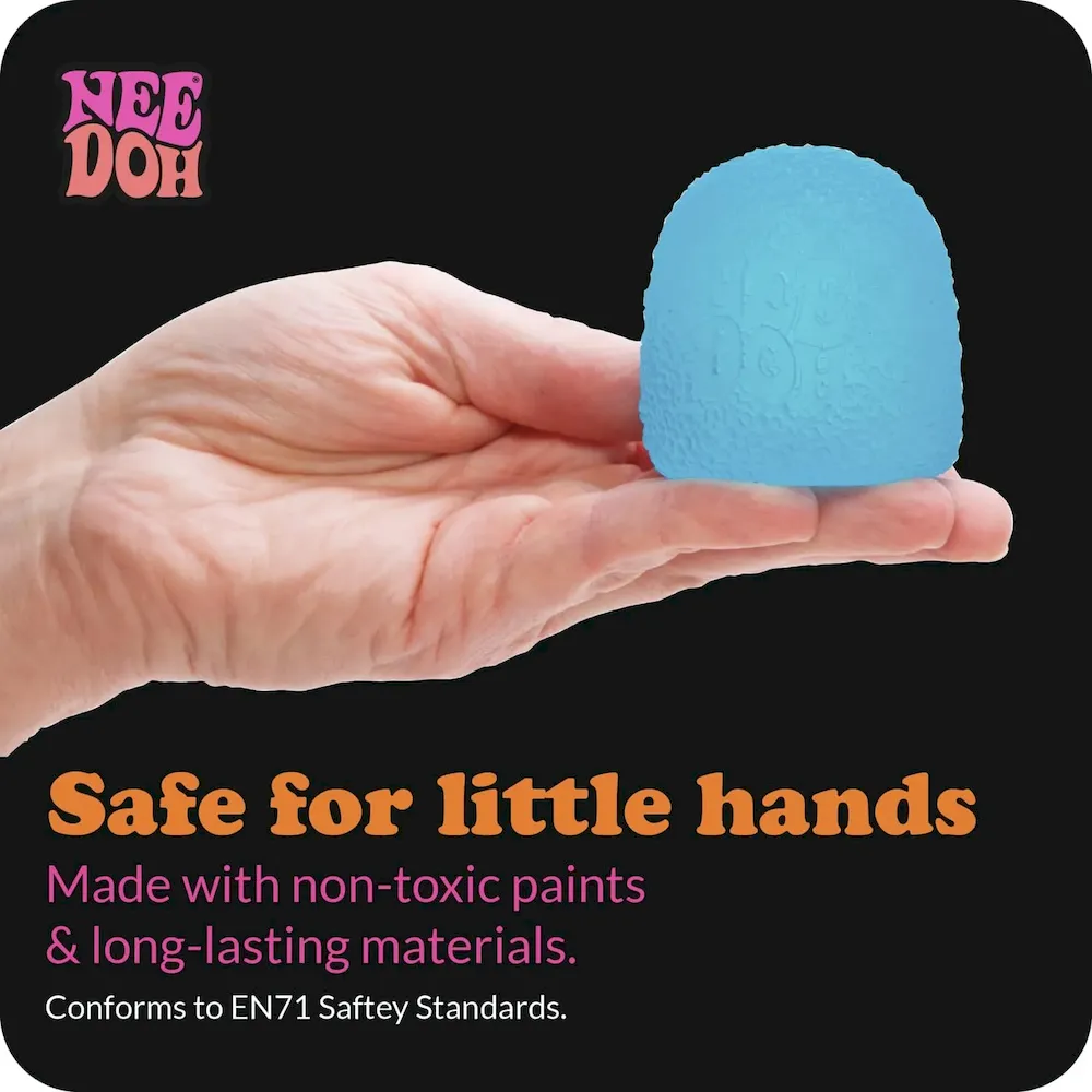 Premium Schylling NeeDoh Gumdrop – Textured Sensory Toy with Super Solid Squish – 2.5 Tall – Colors May Vary (Pack of 1) : Toys & Games - Image 6