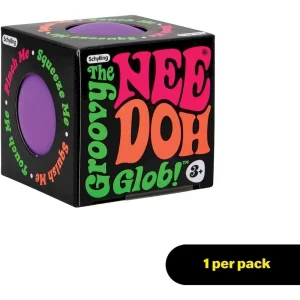 Alternative view of Premium NeeDoh Original Sensory Ball – Purple