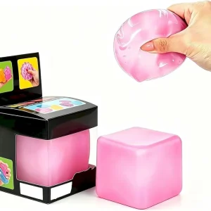 Premium Nice Ice Stress Cube. Squishy Fidget Toy Cubes. Slow Rising Squeeze Cube Balls. Non-Sticky Desk Toy for Relaxation & Focus for Adult. (NeeDoh) 1Pack Pink : Toys & Games