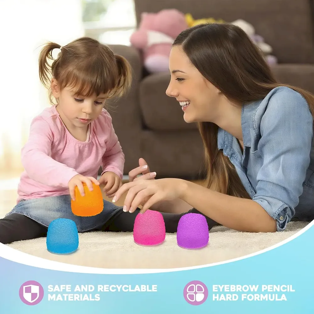 Premium Stress Balls-Gumdrop Squishy Stress for Kids and Adults. Super Solid Squeeze Ball. Sensory for Stress Relief. Birthday. Easter Basket Stuffers and Party Favors(Pink) : Toys & Games - Image 8