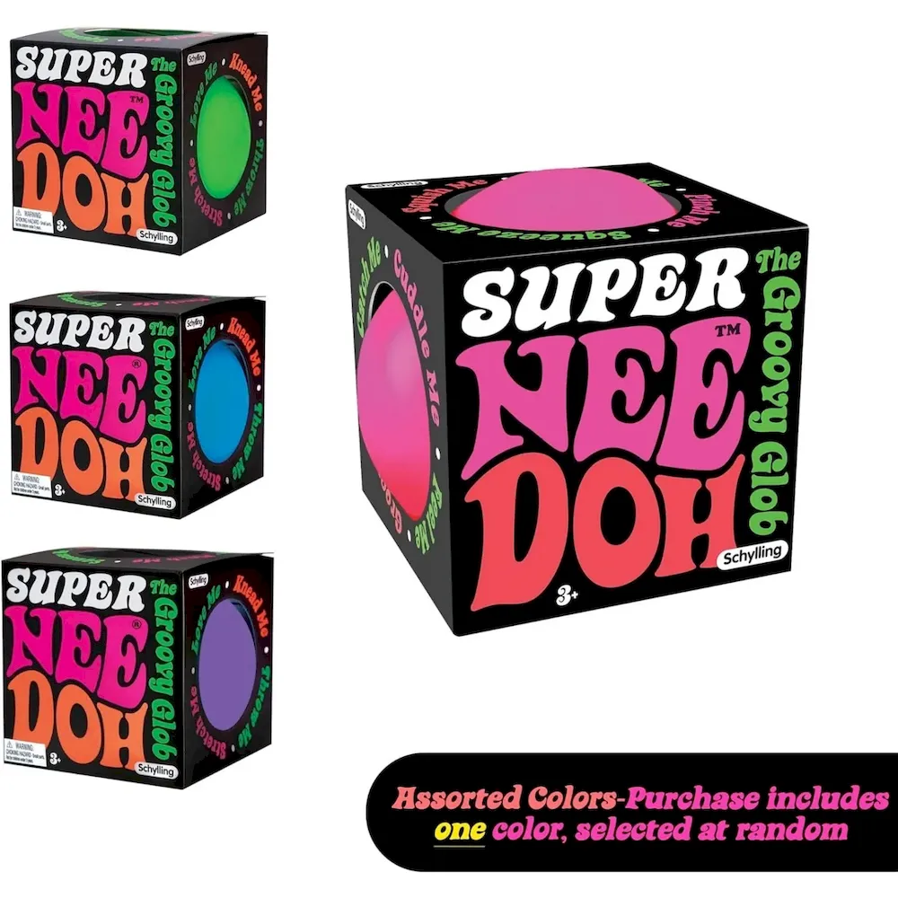 Premium Super NeeDoh – Jumbo Stress Ball – 4.5” – Assorted - Image 2