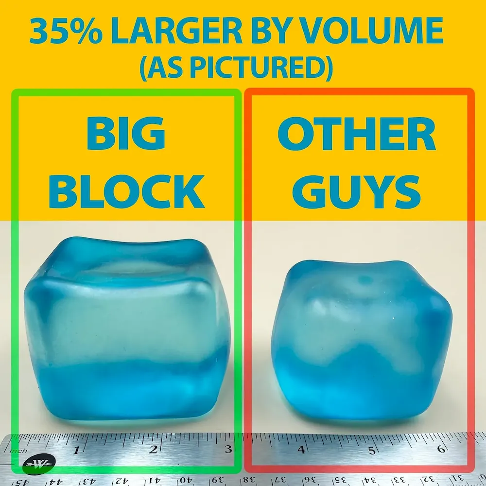 Premium Original Big Block Squeez’M Cube C 35% Larger Than The Standard Squishy Cube. Sensory Fidget Toy for Kids & Adults. Stress Relief. Focus & Play C Durable. Gift-Ready C ASTM Certified 3+ : Toys & Games - Image 3