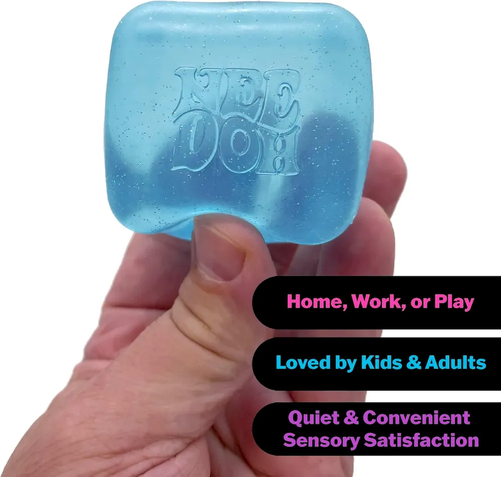 Premium Schylling NeeDoh Nice Cube -Sensory Squeeze Toy with Super Solid Squish – 2.25 Cube : Toys & Games - Image 3