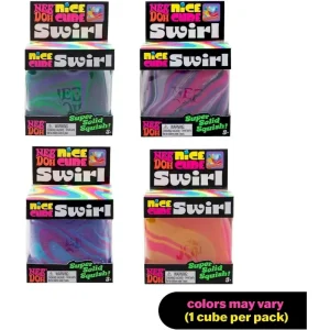 Alternative view of Premium NeeDoh Nice Cube Swirl – Solid Squish – Assorted