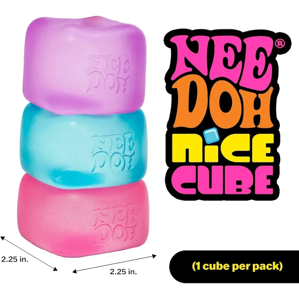 Premium NeeDoh Nice Cube – Solid Squish – 2.25” Cube - Image 4