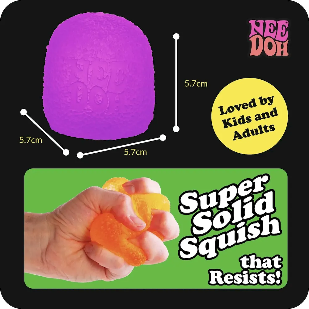 Premium Schylling NeeDoh Gumdrop – Textured Sensory Toy with Super Solid Squish – 2.5 Tall – Colors May Vary (Pack of 1) : Toys & Games - Image 8
