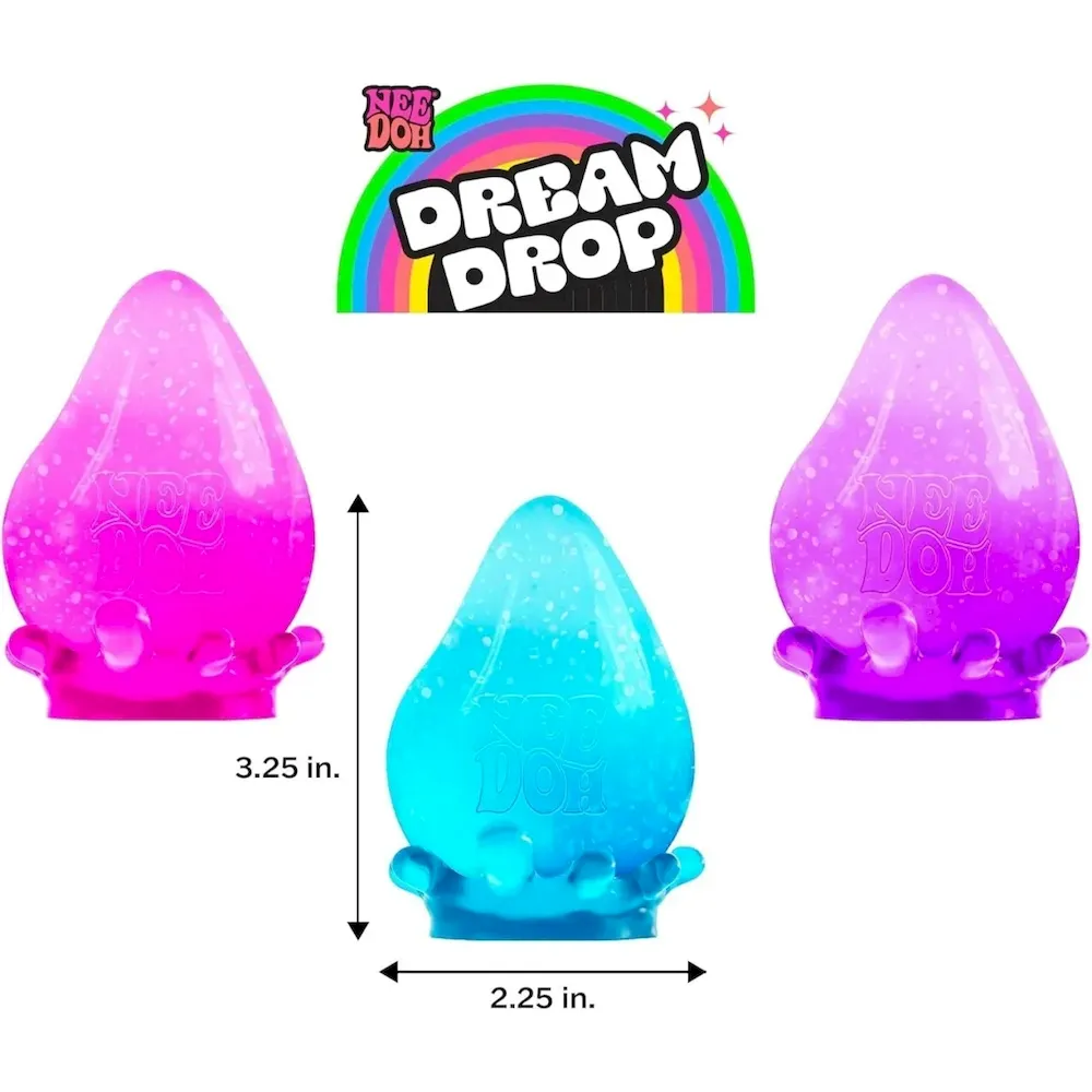 Premium NeeDoh Dream Drop – Smooth Squeeze – 3 Pack - Image 3