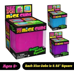 Alternative view of Premium NeeDoh Nice Cube – Solid Squish – 2.25” Cube
