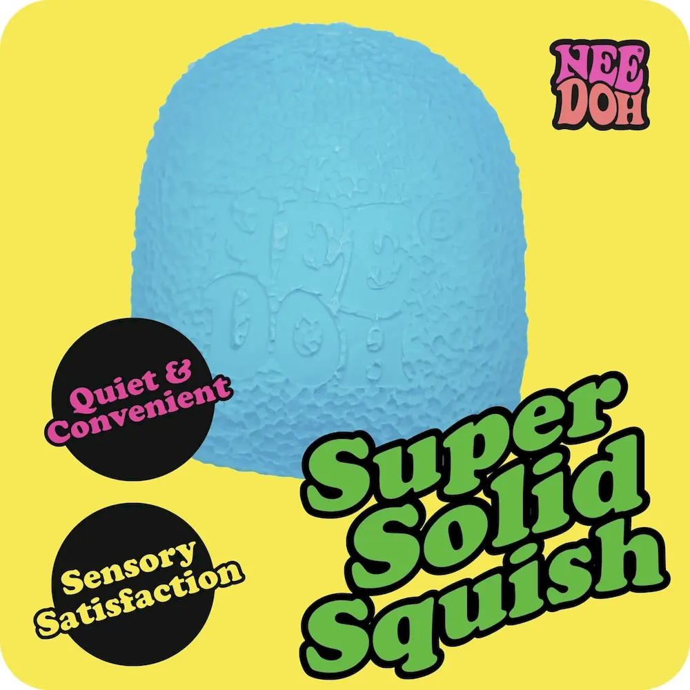 Premium Schylling NeeDoh Gumdrop – Textured Sensory Toy with Super Solid Squish – 2.5 Tall – Colors May Vary (Pack of 1) : Toys & Games - Image 2