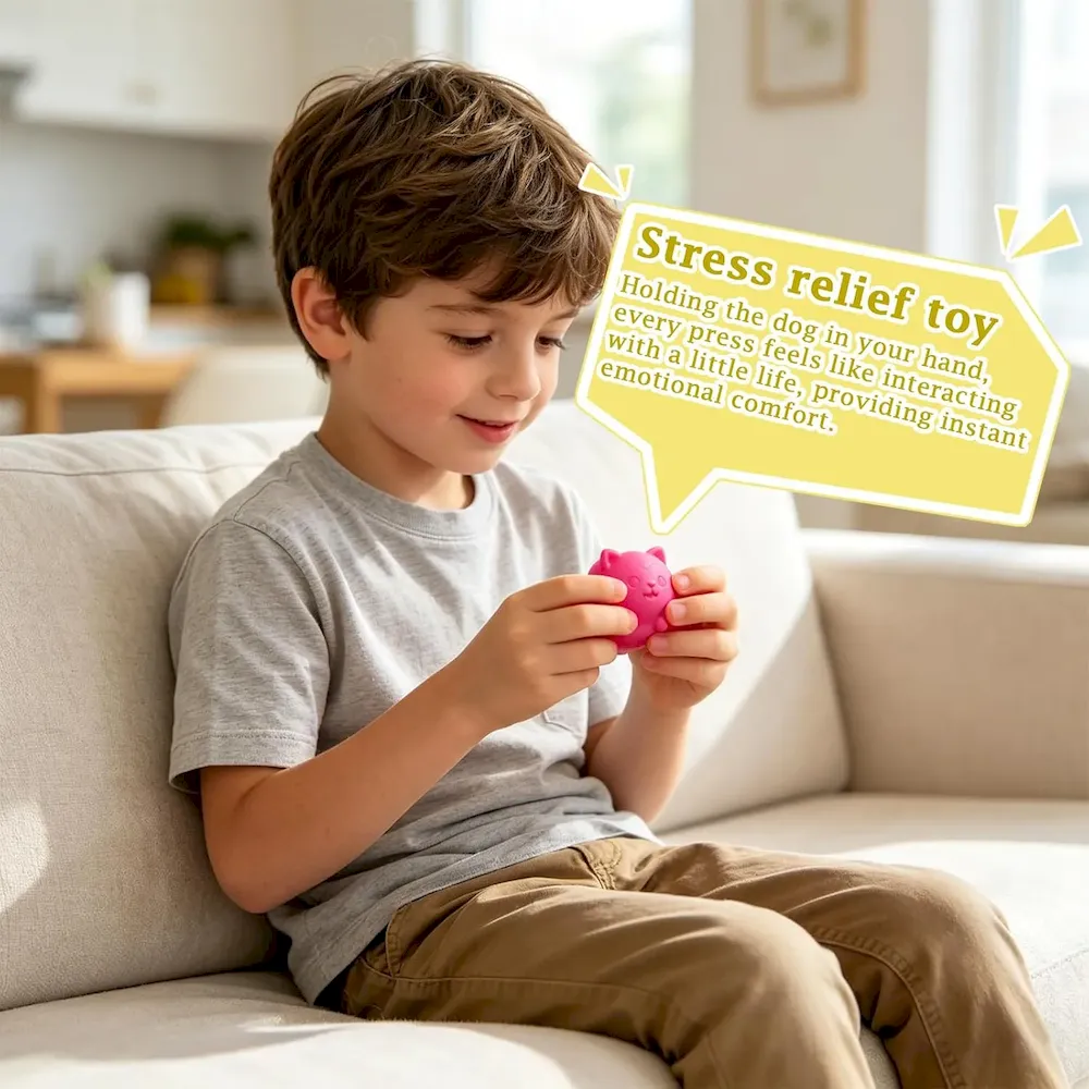 Premium 4PCS Cool Cats Squishy. Squeeze&Play Stress Relief Sensory Fidget Toys Stress Balls. Slow Rising Mini Cool Cat Squishy Portable Toys for Autism. ADHD. Party Favors Gifts (#01) : Toys & Games - Image 4