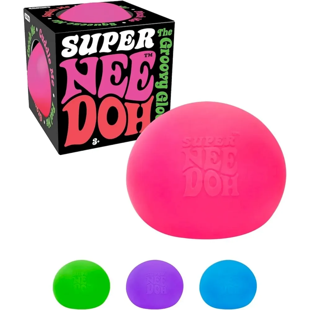Premium Super NeeDoh – Jumbo Stress Ball – 4.5” – Assorted
