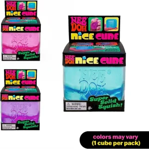 Alternative view of Premium Schylling Needoh Nice Cube – Sensory Squeeze Toy with Super Solid Squish – 2.25 Cube – Colors May Vary (Pack of 1) – Bilingual Packaging : Toys & Games