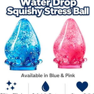 Alternative view of Premium Squishy Stress Ball. Soft Squeeze Fidget Toy for Kids & Adults. Sensory Anxiety Relief Toy. Stretchy Durable Hand Toy for Relaxation. Party Favors & Everyday Play : Toys & Games