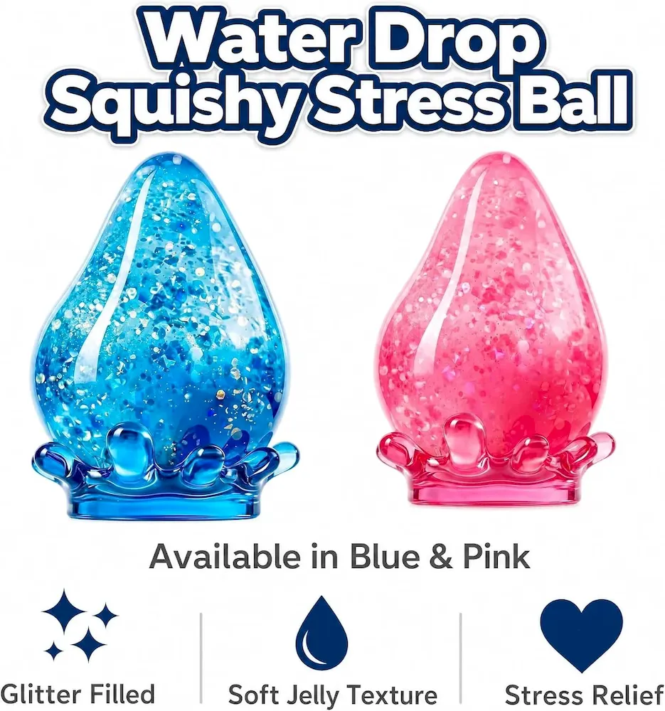 Premium Squishy Stress Ball. Soft Squeeze Fidget Toy for Kids & Adults. Sensory Anxiety Relief Toy. Stretchy Durable Hand Toy for Relaxation. Party Favors & Everyday Play : Toys & Games - Image 2