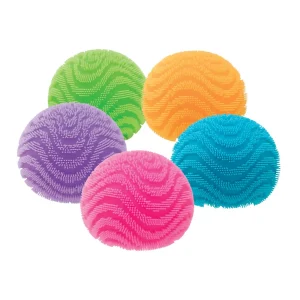 Premium Schylling NeeDoh Fuzz Ball Wonder Waves – Sensory Toy with a Velvet Texture and Soft Cloud Squish
